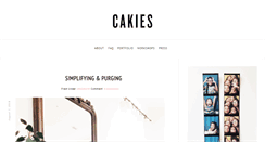 Desktop Screenshot of mycakies.com