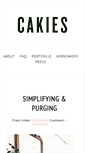 Mobile Screenshot of mycakies.com